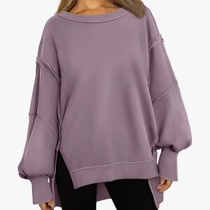 Oversized Purple Sweatshirt